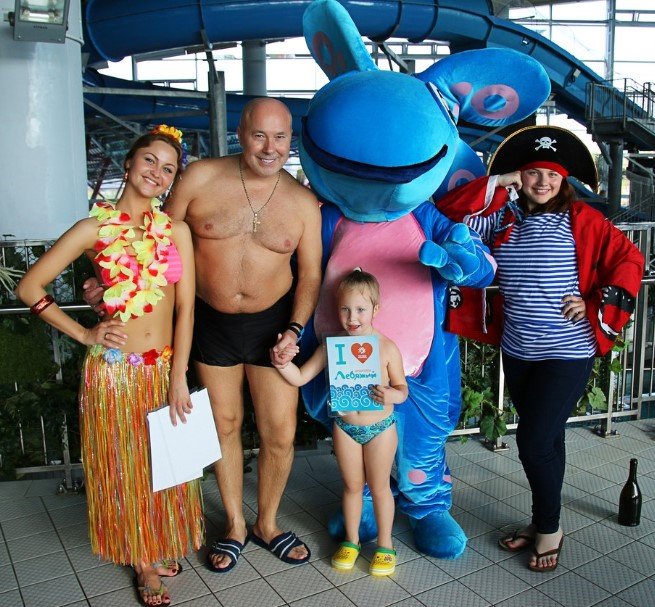 Александр Солодуха, неизвестное животное и люди рады встрече